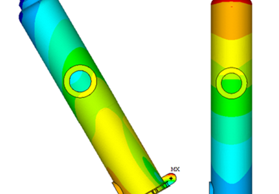 FEA analysis of pressure vessel