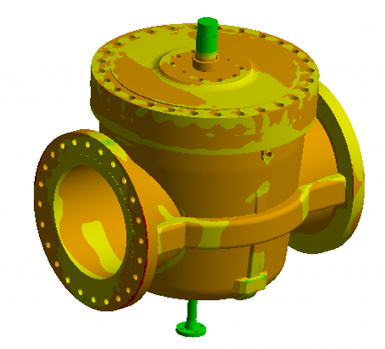 Thermal Analysis of Valve – Analyzer-cae – engineering services