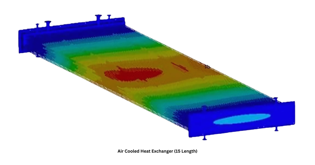 FEA analysis of Air colled heat exchanger
