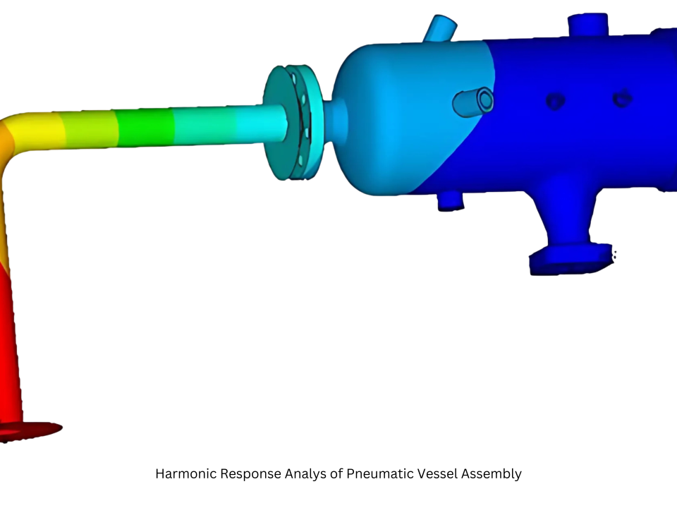 Harmonic Response Analys of Pneumatic Vessel Assembly