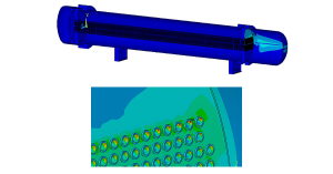 Thermal analysis of heat exchanger
