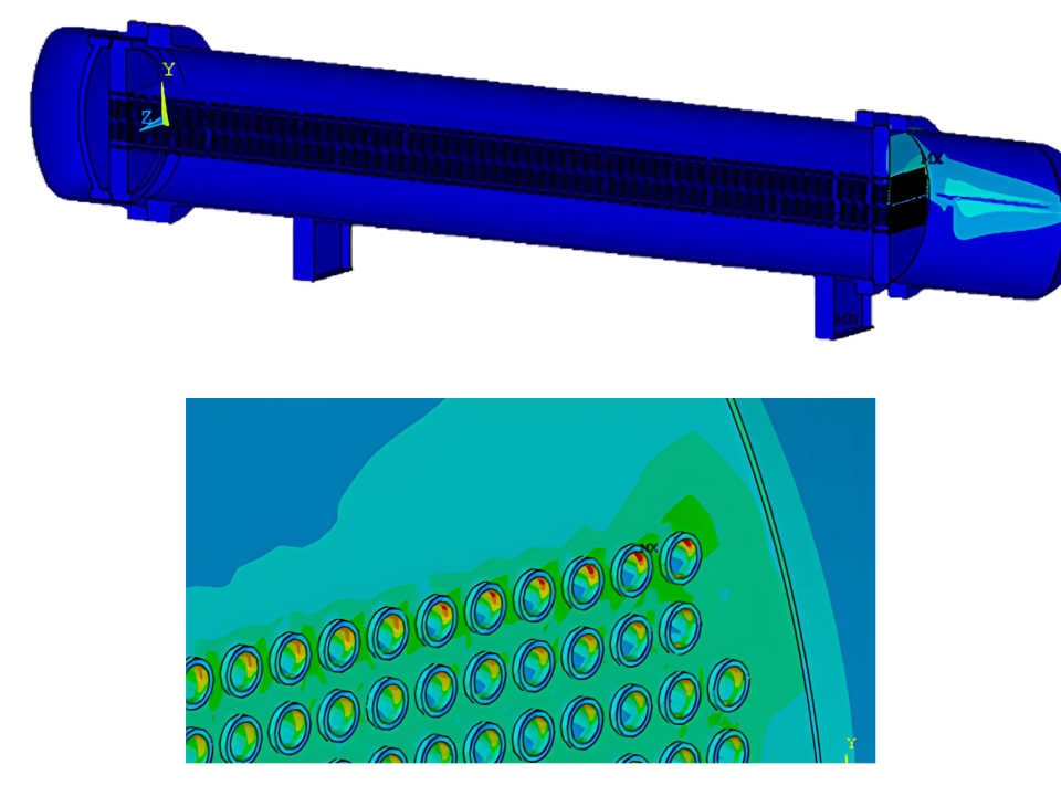 Thermal analysis of heat exchanger