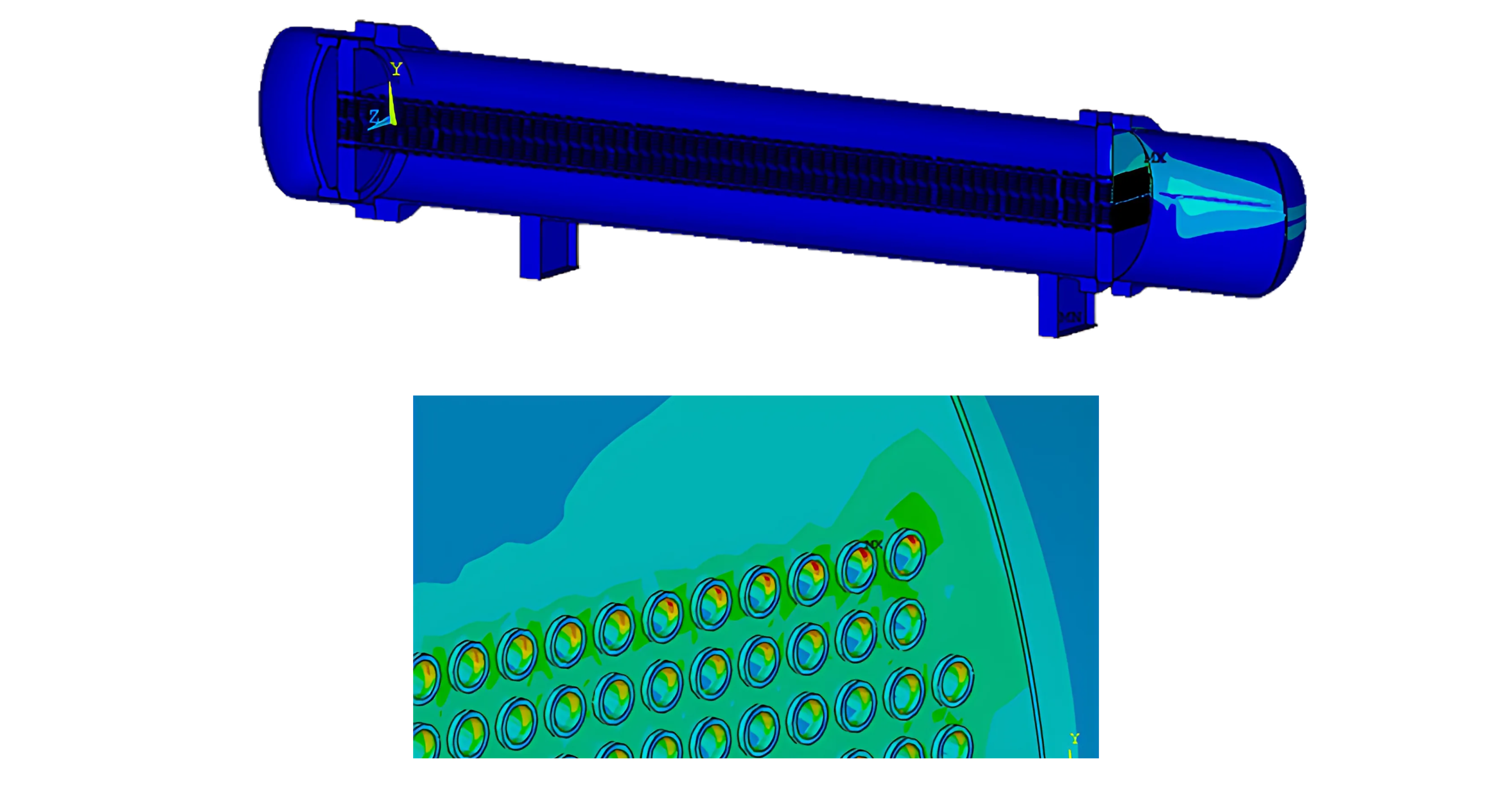 Thermal analysis of heat exchanger