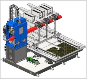 Industrial machine and equipment CAD assembly model