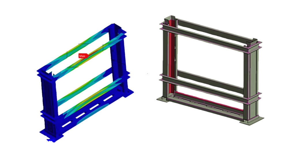 Finite Element Analysis (FEA) for the Storage Racks